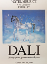 Salvador Dali - Affiche Originale D&#39;exposition - Poster - Licorne - 1984 - £104.66 GBP