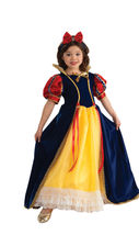 Rubies Enchanted Princess Snow White Deluxe Yellow Polyester Gown Costum... - £35.17 GBP