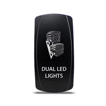 CH4x4 Rocker Switch Dual Led Ligths  Symbol - White LED - £13.44 GBP
