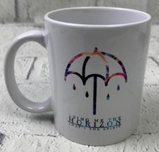 Horizon Umbrella Vintage Coffee Mug White Mid 2000s Metal Screamo - £15.96 GBP