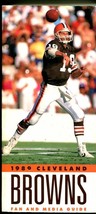 Cleveland Browns NFL Team Football Media Guide-1989-pix-stats-info-FN - £31.49 GBP