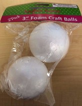 2X 2 Pack 3&#39;&#39; Foam Craft Balls (4 balls) - £5.00 GBP