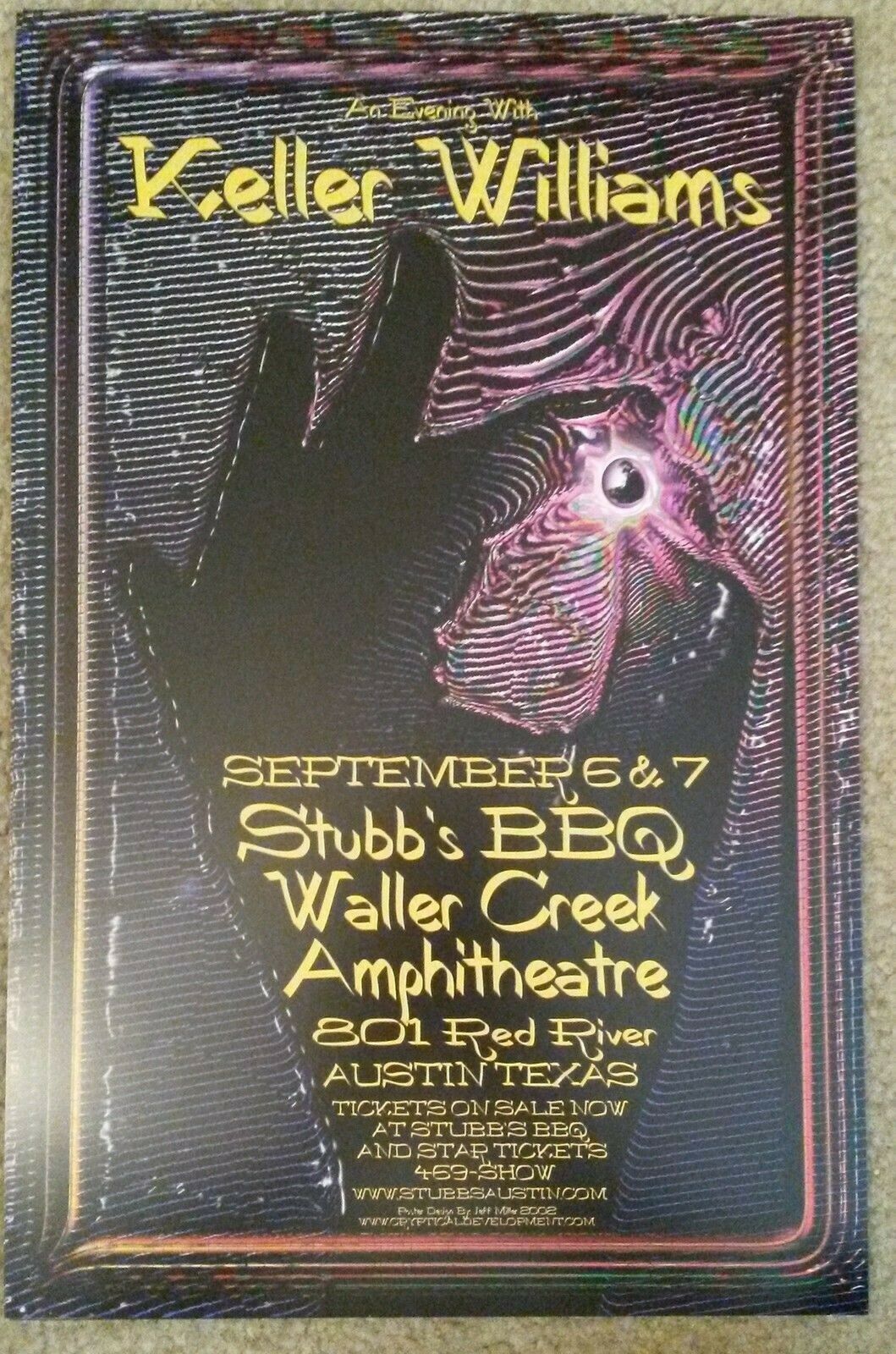 Mint KELLER WILLIAMS Stubbs Poster Jeff Miller - $21.99
