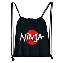 Cool  Ninja Printing Drawstring Bag Taekwondo karate Boys Kids Bookbags Women Ba - £93.18 GBP
