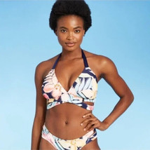 NWT Kona Sol Women&#39;s Faux Wrap Timeless Garden Halter Bikini Set, M (8-10) - £15.97 GBP