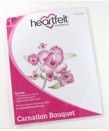 NEW - Heartfelt Creations &quot; CARNATION BOUQUET &quot; 1 Bouquet Card Making Cl... - £21.23 GBP