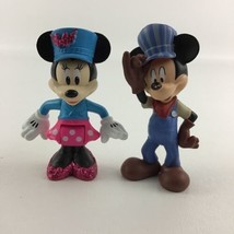 Disney Mickey Mouse &amp; Friend Train Conductors Figure Topper Sparkle Minnie - $27.67