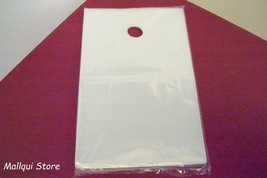 100 Clear 6 x 16 Doorknob Poly Bags Flyer Catalogs Uline plastic bags hangers - £13.51 GBP