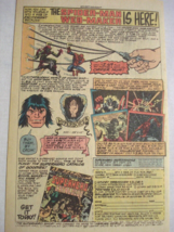 1978 Ad Spider-Man Web Maker, Superhero Posters, Conan Hyperborean World Map - £6.42 GBP
