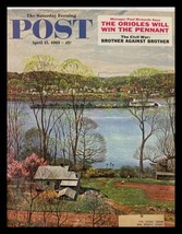 COVER ONLY The Saturday Evening Post April 15 1961 Orioles Will Win The Pennant - £7.57 GBP