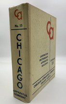 Chicago Apparatus Co. Catalog 1954 HC Chemistry Supplies Pharmacy Laboratory - £52.27 GBP