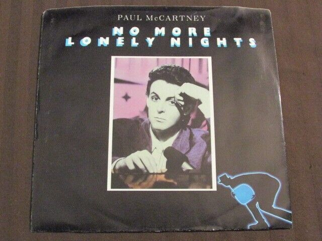 PAUL McCARTNEY NO MORE LONELY NIGHTS BALLAD 38-04581 1984 PROMO 7&quot; 45 PI... - $7.43