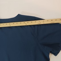 Carhartt Women's Force V-Neck Pockets Blue Workwear Top Short Sleeve Size Large image 11