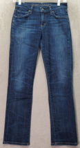 Citizens of Humanity Jeans Women 24 Blue Denim Phoebe Crop Slim Fit Straight Leg - £21.84 GBP