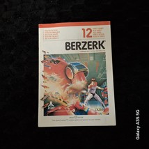 Atari 2600 Berzerk game manual International version in great shape by A... - $8.42 CAD