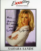 ADULT STAR SAHARA SANDS SIGNED  8 X 10 COLOR PHOTO OBTAINE AT  VSDA CONV... - $112.08 CAD