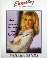 ADULT STAR SAHARA SANDS SIGNED  8 X 10 COLOR PHOTO OBTAINE AT  VSDA CONV... - $112.20 CAD