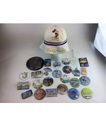 Lot of Vintage Disneyland Buttons Ornaments and Souvenirs Mickey Hat - $51.58 CAD