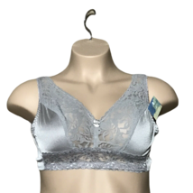 Heavenly Secrets Women&#39;s Bralette ~ Sz S ~ Gray ~ Lace Trim  - £11.96 GBP