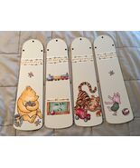 CUSTOM- CEILING FAN WITH CLASSIC POOH &amp; FRIENDS PLAY TIME PLAY ROOM TRAI... - $2,386.74 MXN