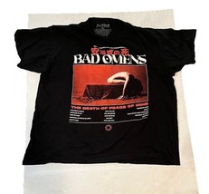 Sumerian Records Bad Omens Tee XXL Death of Peace of Mind Tour Merch Met... - $23.59