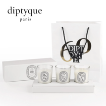3 x Diptyque Scented Figuier/Roses/Baies Candle W/Gift Box＆Bag SEALED 70... - $32.68