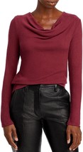 Three Dots Womens Cowlneck Fleece Pullover Top Red XL - $35.59