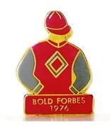 BOLD FORBES - 1976 Kentucky Derby Winner Jockey Silks Pin - $20.00