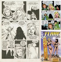 Flare #37 Dick Giordano Original Art Page / Heroic Publishing 2009 Docto... - £125.26 GBP