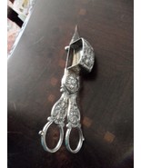 Antique Victorian Silver Plated Candlewick Snuffer and Trimmer very ornated - $51.47