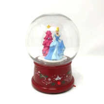 Gemmy Disney Princess Cinderella Waterless Musical Snowglobe - $13.85