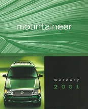 2001 Mercury MOUNTAINEER sales brochure catalog folder 01 US V6 V8 - £4.71 GBP