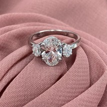 Igi 1.73 Karat F-VS1 Kunstdiamanten Grown Oval Diamant Verlobungsring 14... - £1,397.69 GBP