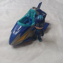 PJ Masks Catboy Action Figure and Cat Car Blue Vehicle Lot of 2 Just Play - £2.37 GBP