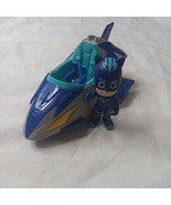 PJ Masks Catboy Action Figure and Cat Car Blue Vehicle Lot of 2 Just Play - £2.33 GBP