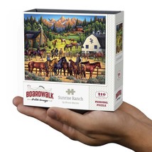 Sunrise Ranch Western Horse Personal Mini Jigsaw 210 Pc Puzzle 9 x 11&quot; B... - $19.79