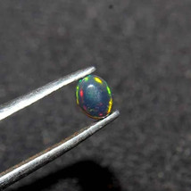 Natural Black Ethiopian Fire opal Black Opal Welo fire opal October birthstone - £56.11 GBP