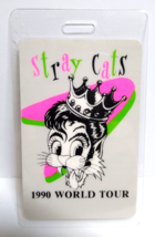 Stray Cats Backstage Pass Original 1990 World Tour Cool Cat Hat Crown Rockabilly - £18.24 GBP
