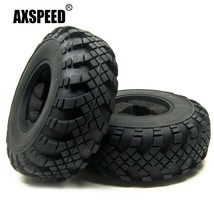  4pcs 2.2inch 130mm OD 40mm Thickness Rubber Tires Tyres for Axial Wraith TRX-4  - £25.98 GBP