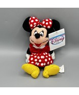 Disney Store Minnie Mouse Bean Bag Plush 9&quot; - £7.48 GBP