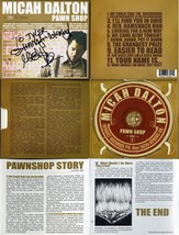 Micah Dalton Pawn Shop Cd With Booklet Signed - £11.67 GBP