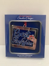 Regent Square Studio Design Best Firefighter Collectible Ornament - £9.05 GBP