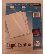 Avery 11370 Legal Exhibit Dividers 26 Tab Set Unpunched Brand New Sealed - $9.99