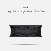 For Book Tote Women&#39;s Bag Organizer Insert, Soft Nylon Inner Bags with zipper Co - £53.53 GBP