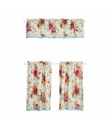 Pioneer Woman ~ SWEET ROSE ~ Small Window Three (3) Piece Curtain Set ~ ... - €47,32 EUR