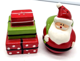 Christmas SANTA &amp; Presents salt &amp; pepper shaker - $8.95