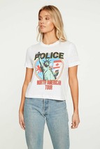 Chaser The Police Concert Crop Tee North American Tour 1983 White ( XS ) - £57.93 GBP