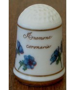 1978 Franklin Porcelain Bloemen Van Nederland Thimble Anomone Coronaria,... - $13.41 CAD