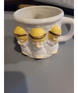 Hallmark Houston Harvest 3D  coffee Mug cup  3 Praying Christmas Angels - £15.93 GBP