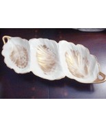 Lenox condiment dish three parts, white and touches of gold, gorgeous! [... - $1,967.23 MXN
